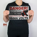 Jurassic Park High Voltage Sign - Digital Pharaoh UK