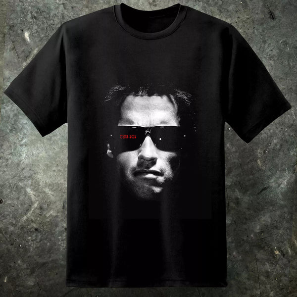 Terminator Arnie Face Mens T Shirt - Digital Pharaoh UK