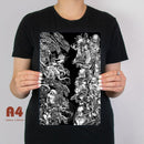 Aliens vs. Predator Artwork Metal Poster - Digital Pharaoh UK