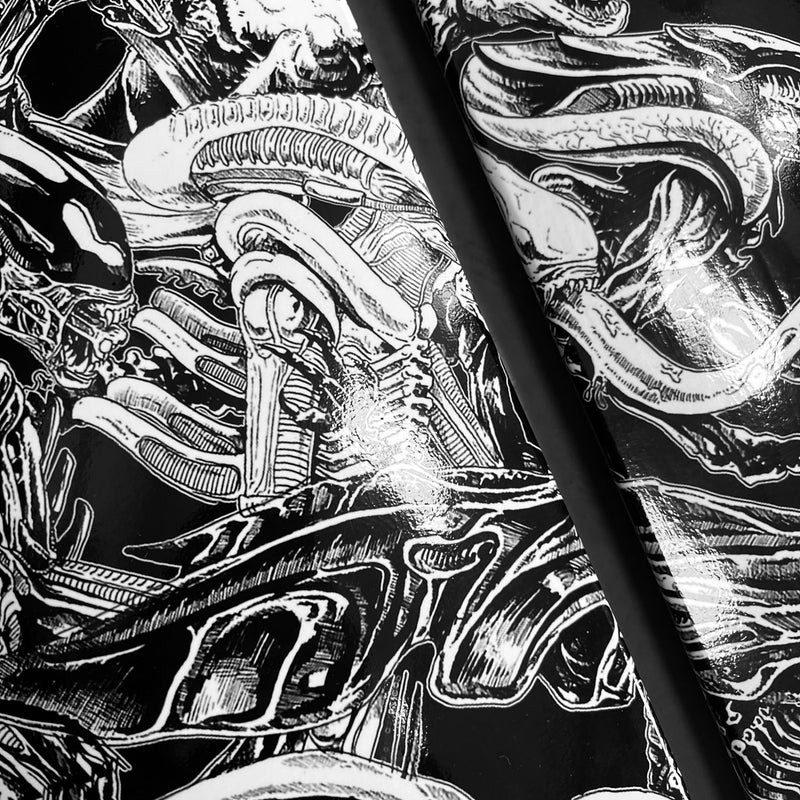 Aliens vs. Predator Skateboard Artwork - Digital Pharaoh UK