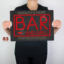 Aliens Acheron Bar & Grill Metal Sign - Digital Pharaoh UK