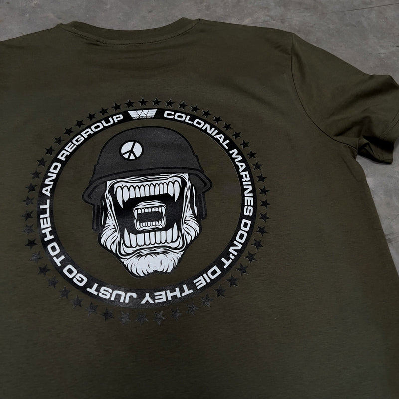 Aliens USCM Colonial Marines BUG SQUAD T Shirt - Digital Pharaoh UK
