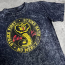 Cobra Kai Inspired Distressed Mens T Shirt - Digital Pharaoh UK