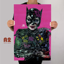 Catwoman 92 Cybernosferatu Metal Poster - Digital Pharaoh UK