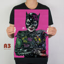 Catwoman 92 Cybernosferatu Metal Poster - Digital Pharaoh UK