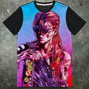 Sarah Connor Artwork Mens Panel T Shirt - Digital Pharaoh UK