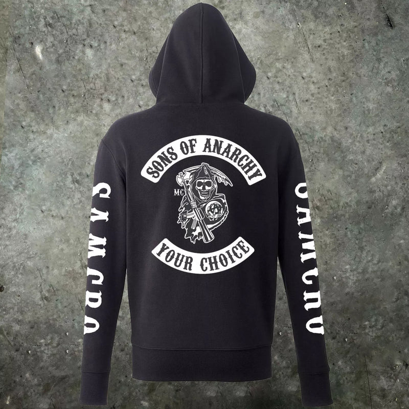 Sons Of Anarchy CUSTOM CHARTER Mens Hoodie