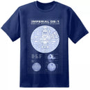 Star Wars Inspired Death Star Blue Prints T Shirt - Digital Pharaoh UK