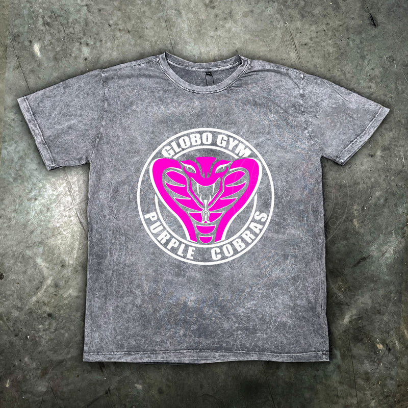 Globo Gym Purple Cobras Dodgeball T Shirt - Digital Pharaoh UK