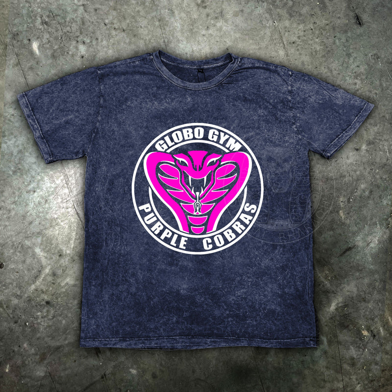 Globo Gym Purple Cobras Dodgeball T Shirt - Digital Pharaoh UK