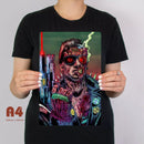 The Terminator Cyber T-800 Metal Poster Artwork - Digital Pharaoh UK