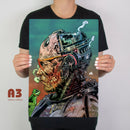 Robocop Retired Metal Sign Artwork - Digital Pharaoh UK