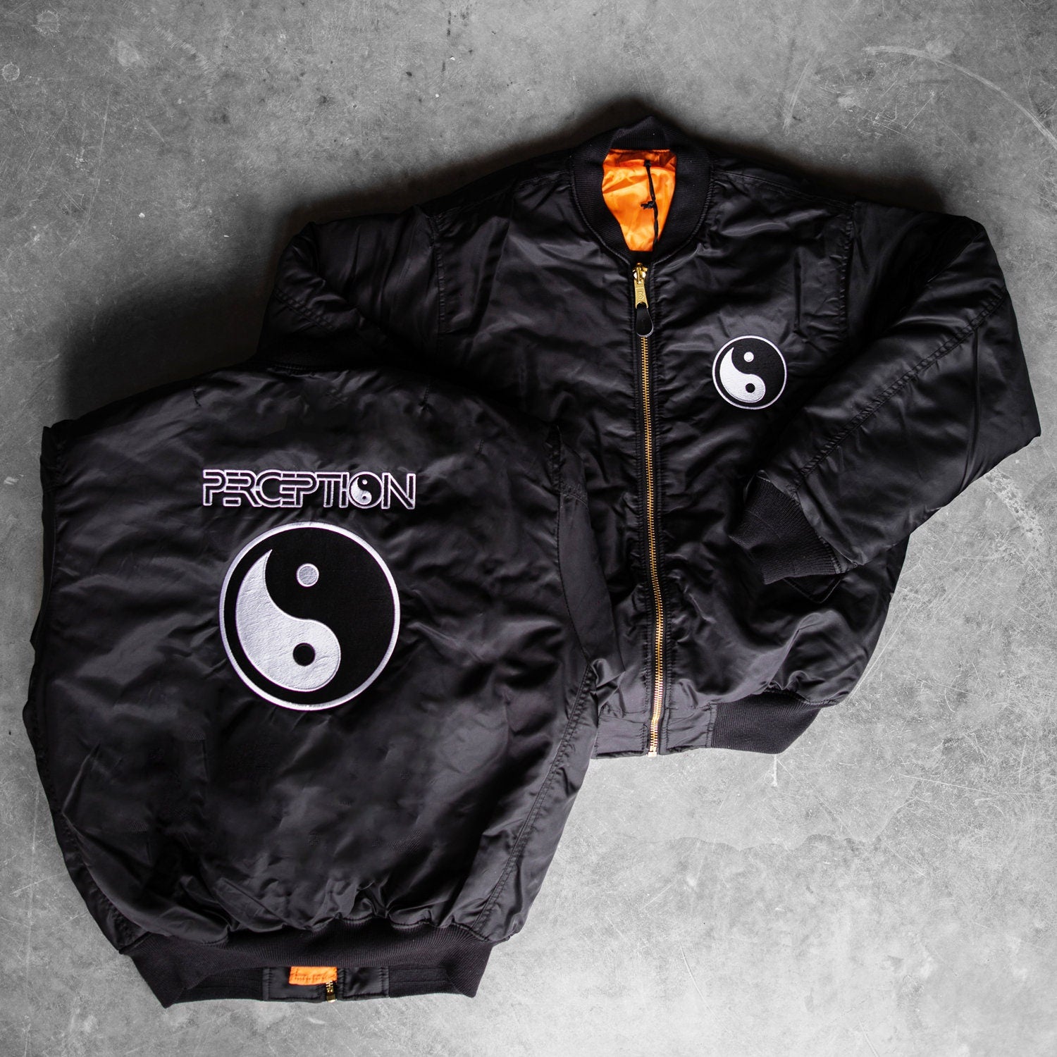 Perception Embroidered Bomber Jacket