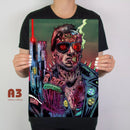 The Terminator Cyber T-800 Metal Poster Artwork - Digital Pharaoh UK