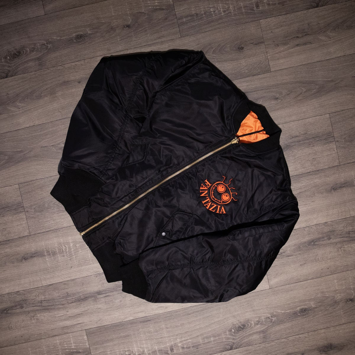 FANTAZIA CREW Embroidered Bomber Jacket