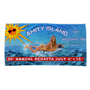 Jaws Amity Island Sign Bath Towel - Digital Pharaoh UK