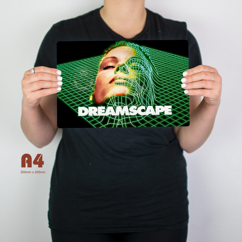 Dreamscape Old Skool Rave Metal Flyer Sign - Digital Pharaoh UK