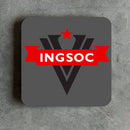 1984 Ingsoc Inspired Drinks Coaster - Digital Pharaoh UK