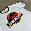 Jurassic Park Ringer T Shirt - Mens - Digital Pharaoh UK