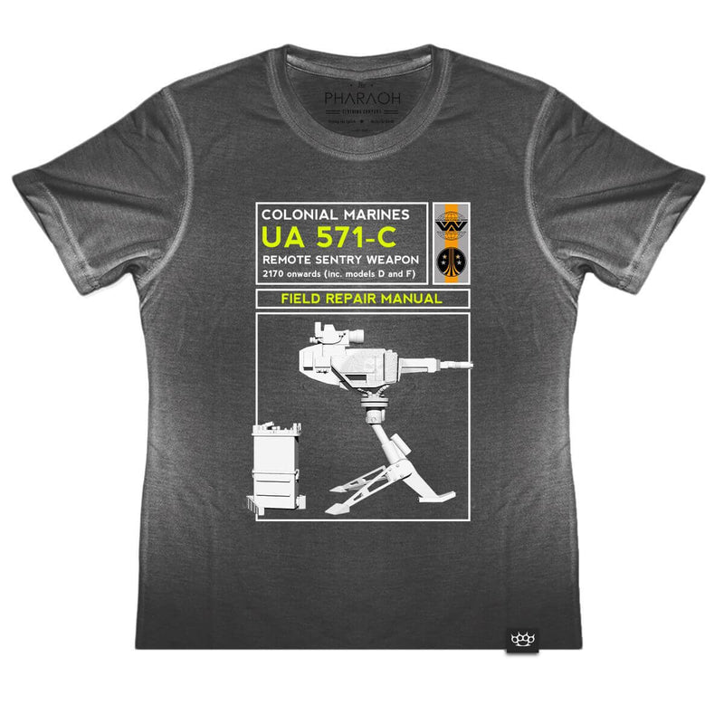 Aliens UA 571-C Sentry Gun Kids T Shirt - Digital Pharaoh UK