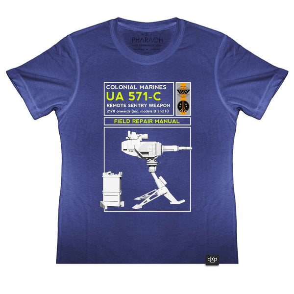 Aliens UA 571-C Sentry Gun Kids T Shirt - Digital Pharaoh UK