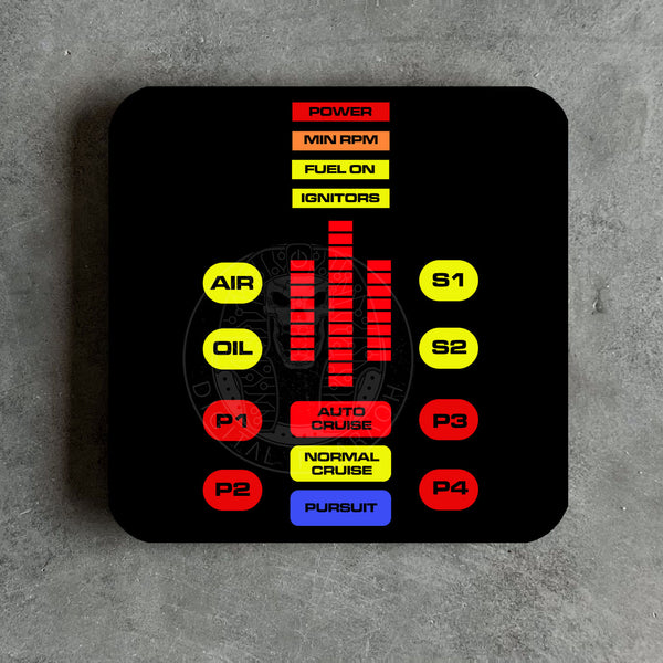 KITT Knight Rider Inspired Coaster - Digital Pharaoh UK