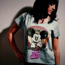The Mickey Mouse "Fight" Club Womens T Shirt - Digital Pharaoh UK
