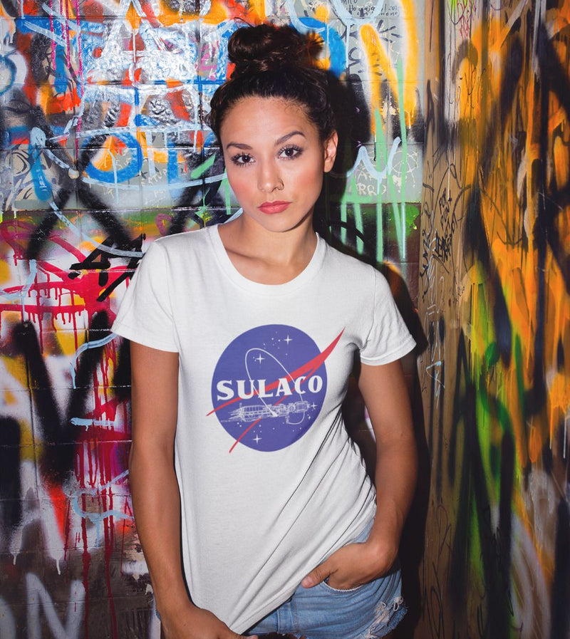 NASA Style Sulaco Logo Womens T Shirt - Digital Pharaoh UK