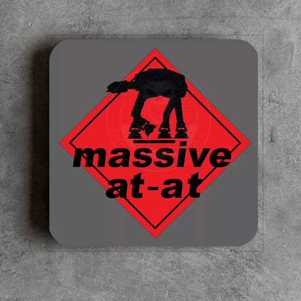 Star Wars Inspired Massive AT-AT Drinks Coaster - Digital Pharaoh UK