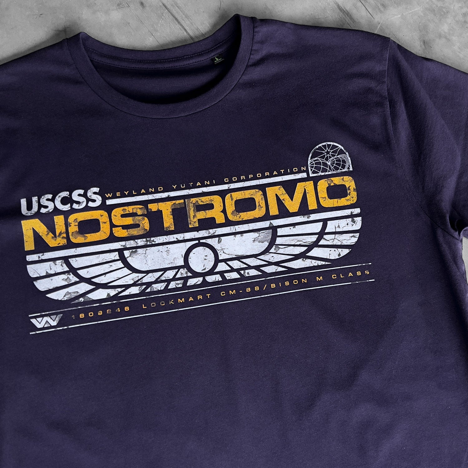 Alien Nostromo Crew Member Mens T Shirt