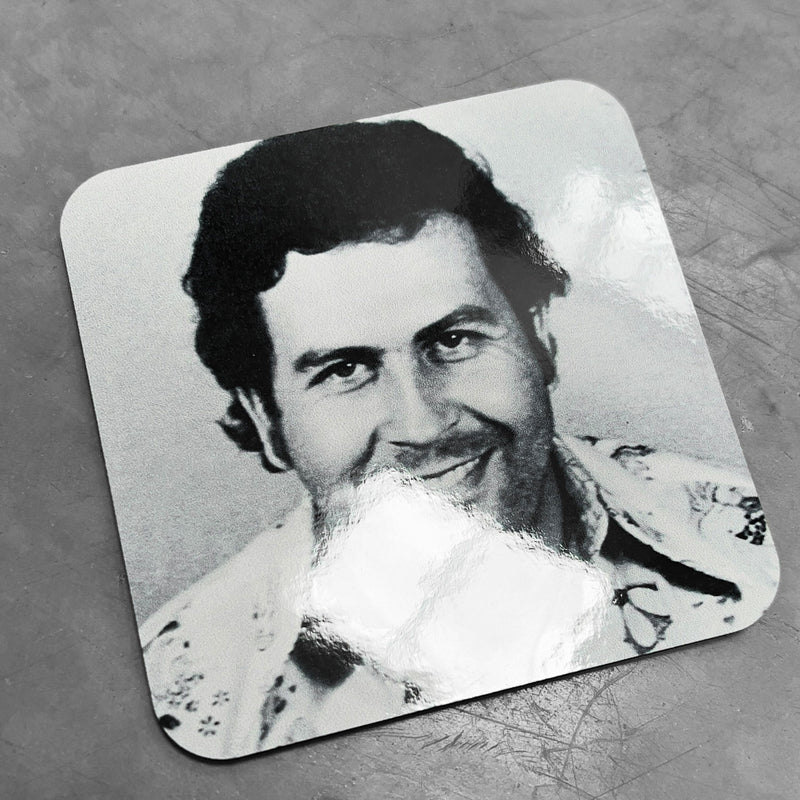 Pablo Escobar Mug Shot Drinks Coaster - Digital Pharaoh UK