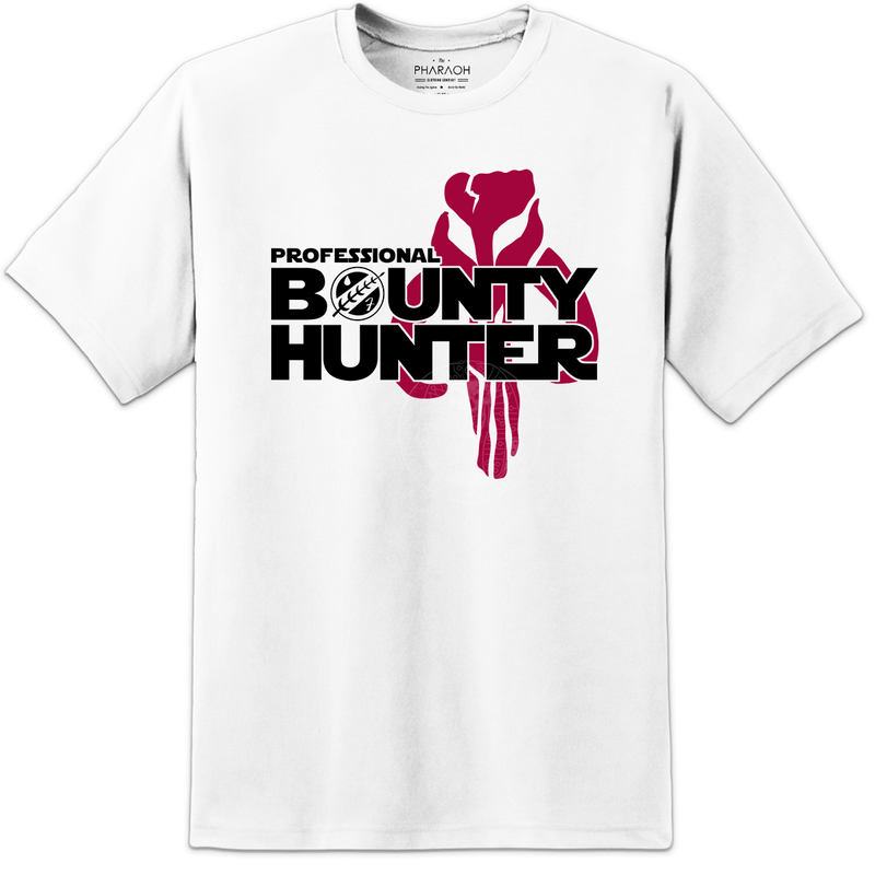 Boba Fett Professional Bounty Hunter Inspired Mens T Shirt - Digital Pharaoh UK