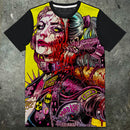 Harley Quinn Artwork Mens Panel T Shirt - Digital Pharaoh UK