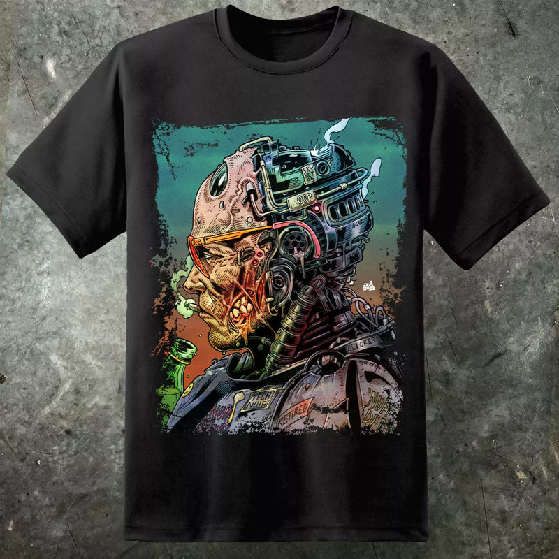 Robocop RETIRED Cybernosferatu T Shirt - Digital Pharaoh UK