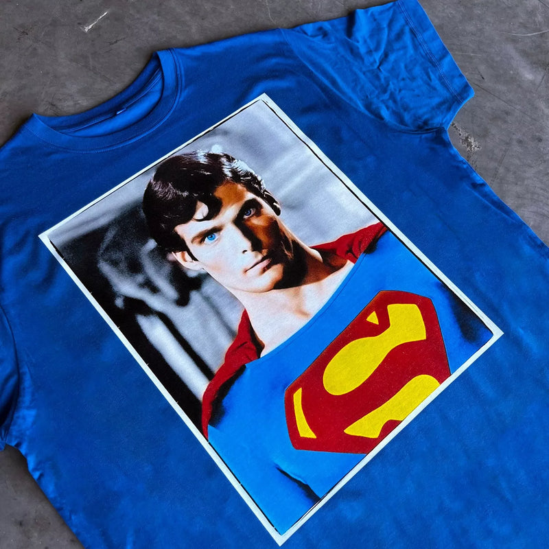 Superman Christopher Reeve T Shirt - Digital Pharaoh UK
