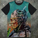 Robocop Retired Artwork Mens Panel T Shirt - Digital Pharaoh UK