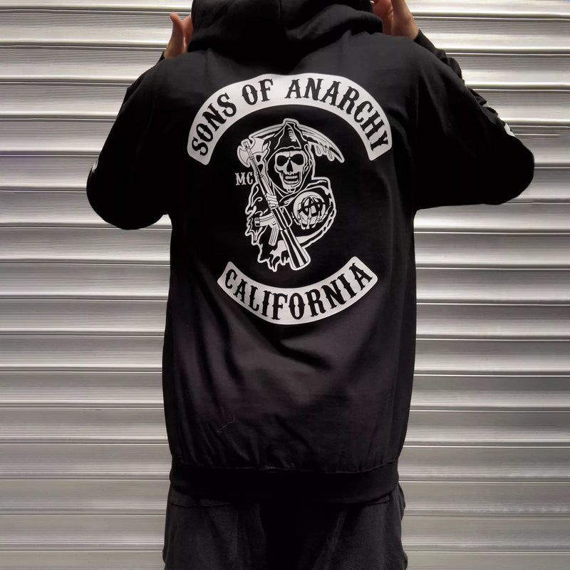 Sons Of Anarchy CUSTOM CHARTER Mens Hoodie - Digital Pharaoh UK