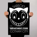 Batman Shrecks Dept Store Metal Poster - Digital Pharaoh UK