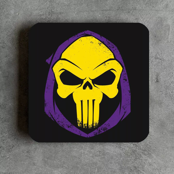 Skeletor Punisher Inspired Drinks Coaster - Digital Pharaoh UK