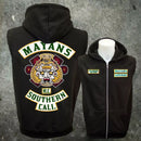 South Mayans Embroidered Sleeveless Hoodie - Digital Pharaoh UK