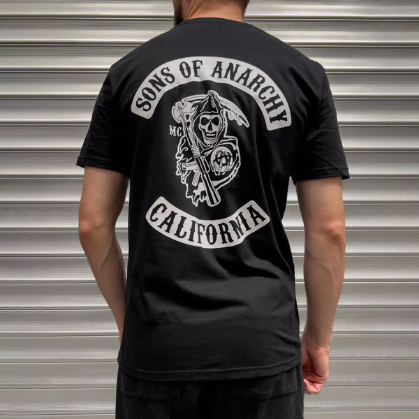 Sons Anarchy MC Reaper Patch T Shirt - Digital Pharaoh UK