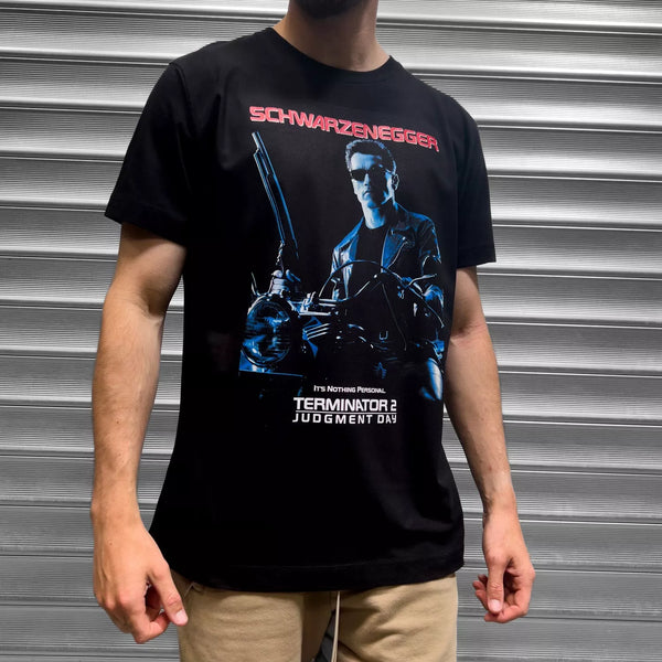 Terminator 2 Movie Poster T Shirt - Digital Pharaoh UK