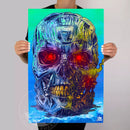 Terminator T800 Skull Metal Poster - Digital Pharaoh UK