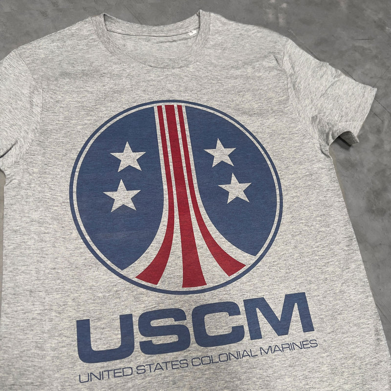 Aliens USCM Colonial Marines Logo T Shirt - Digital Pharaoh UK