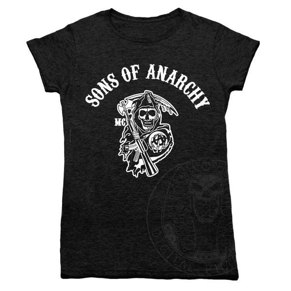 Sons Of Anarchy Inspired Womens Reaper T Shirt - Digital Pharaoh UK