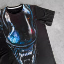 Xenomorph Face Panel T Shirt - Digital Pharaoh UK