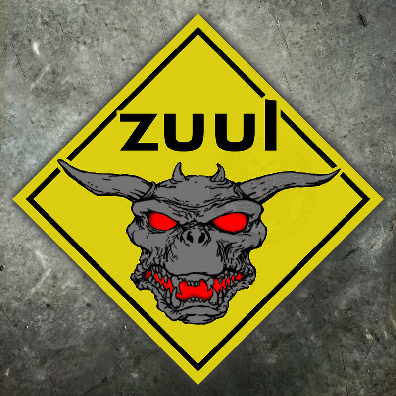 Ghostbusters Zuul Road Sign - Digital Pharaoh UK